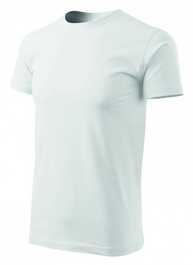 Tričko BASIC 129 bílá vel. XL - Obrázek Tričko BASIC 129 bílá vel. XL - Obrázek